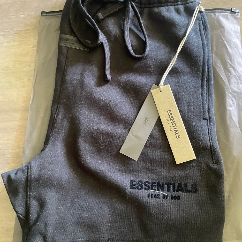 Fear of God Essentials Black Men's Shorts